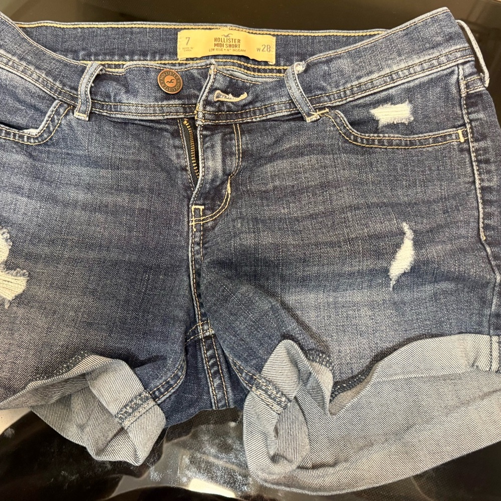 Hollister Blue Jean Shorts for Women